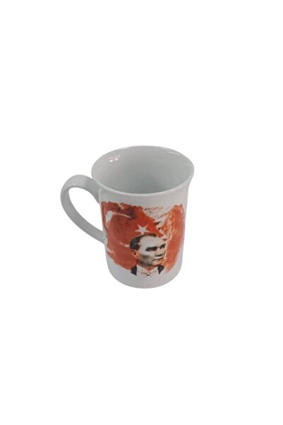 İZMİR ASKERİ MALZEME Ataturk Illustrated Ayyildiz Logo Special Design Ceramic...