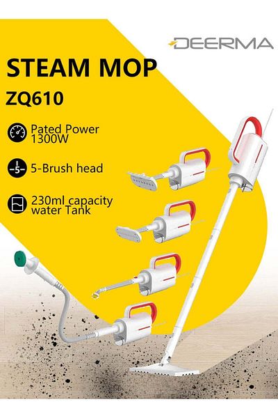 Deerma Steam Cleaner and Electric Handheld Mop