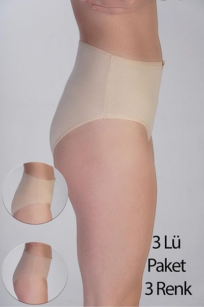 cotonhause Panties 3 Pack – Cotton Comfortable Cut Skin Mink Coffee