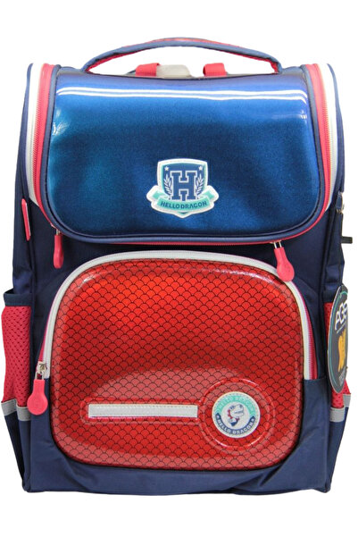 HELLO DRAGON School Bag Model 5 Red Cn0011