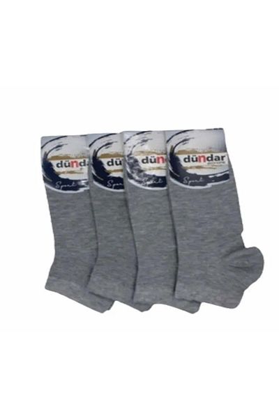 Dündar Men's Economical Lycra Booties Socks 0102 - 12 Pieces