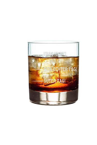 LEONARDO engraved gift glass, glass, transparent, 400 ml
