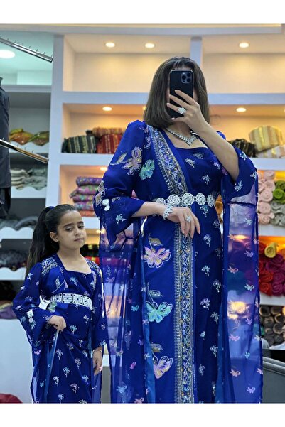 SOLİN YÖRESEL Anne-Kız Yöresel Elbise Düğünlük Kaftan Abiye(Görseldeki Aksesu...