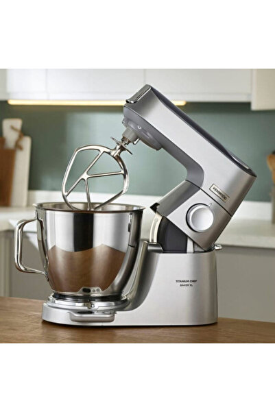 Kenwood Titanium Chef Baker XL, kitchen machine, 7L stainless steel bowl + extra 5L bowl, KVL85.004SI