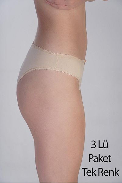 cotonhause Chiloți brazilian din bumbac pieptănat Ten 3 pachet 365005