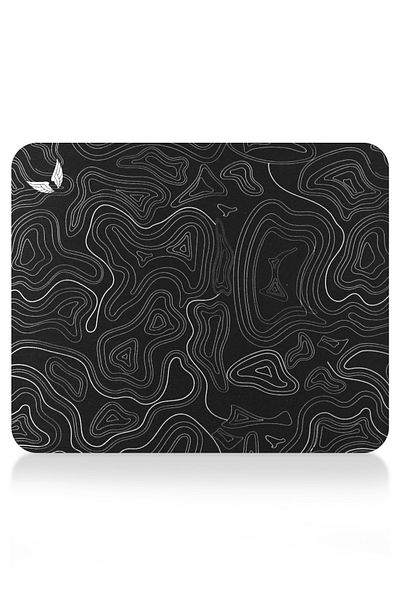 GoLite Classic - 27x23 Topography Black Office and Gamer Mouse Pad Αντιολισθητική βάση Ποντίκι Μαξιλάρια ποντικιού Medium