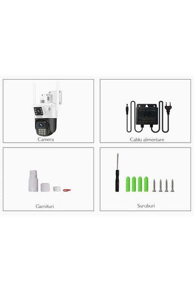 Loosafe 80mx Wireless Cctv Dual Surveillance Camera