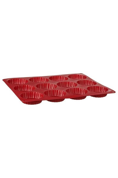 Secret de Gourmet Segret de Gourmet silicone cake mold, 12 cakes, 36.9 x 26 x H 2.6 cm