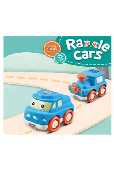rexa Toddler Car Toy Set – Soft & Safe Push Cars 1x2