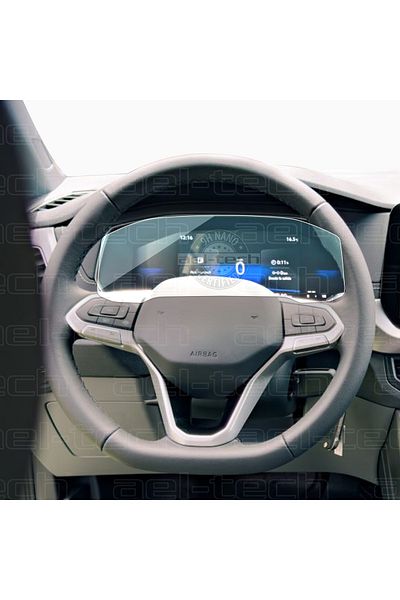 ael-tech Volkswagen T-Cross Compatible Digital Instrument 9H Nano Screen Protector 2025