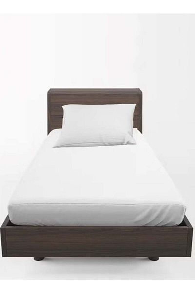 huitich Soft Plush Polyester Fitted Bed Sheet for Single Bed - 160 x 200 cm