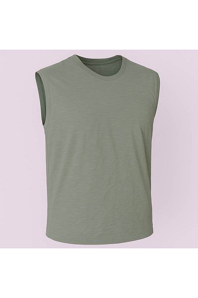 trender Green Men's Sleeveless T-Shirt 2752