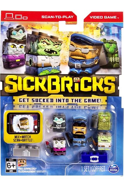rexa Sick Bricks - Sick Team - 5 Character Pack - City vs Monster 21x15cm