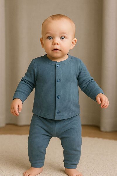 kidszone 100% Cotton Baby Girl-Boy Suit Bottom Top Seasonal Suit