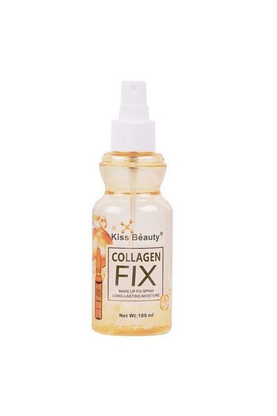 Kiss Beauty Fixační sprej s kolagenem na make-up, Kiss Beauty, antioxidant Collagen Fix, 180 ml