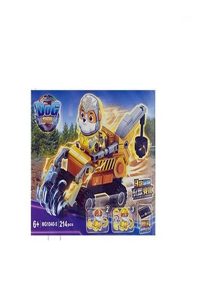 rexa Paw Patrol Construction Building Set – Creative Block Toy for Kids Featuring Favorite Characters