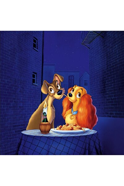 media Fototapet Doamna si vagabondul, 150 x 205 cm