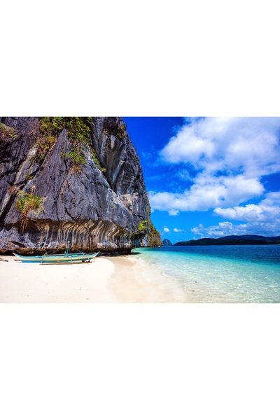 media Autocolant Plaja in Philippine, 220 x 135 cm