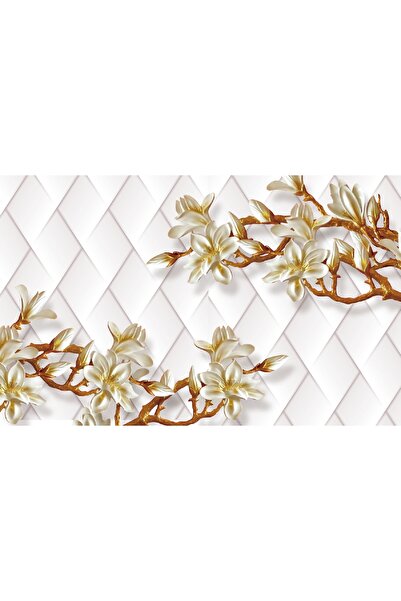 media Fototapet de perete autoadeziv si lavabil Flori cires, 400 x 250 cm