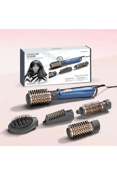 BABYLİSS BaByliss AS966ROE 5-Piece Rotating Hair Dryer