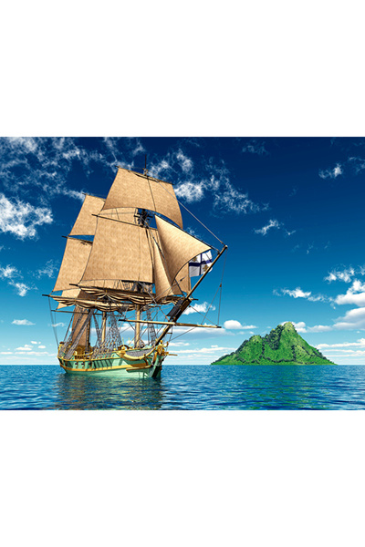 media Autocolant Vacanta pe corabie 1, 220 x 135 cm