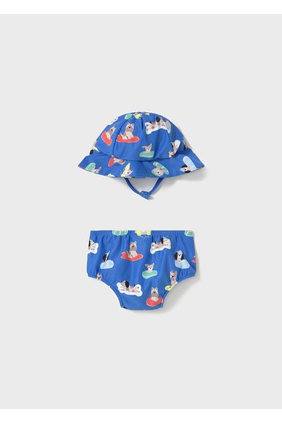 MAYORAL Baby Boy Sun Protection Hat Swimsuit Blue 1620