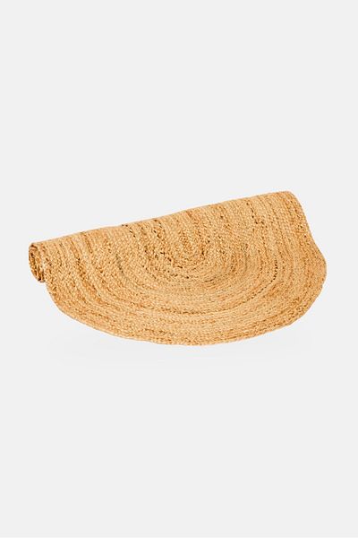 Muy Mucho Oval Jute Rug 75 x 180 cm, Beige