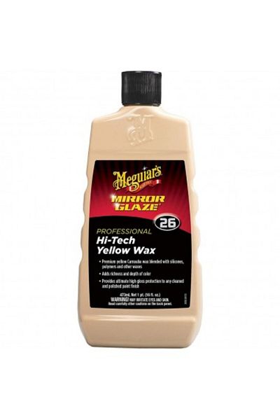 Meguiars Ceară de protecție auto Meguiar's Mirror Glaze Hi-Tech Yellow Wax, M26, 473ml