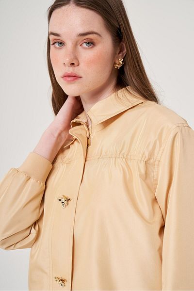 OMELYA Oe25Y939638 Omelya Tafta Bomber Jacket