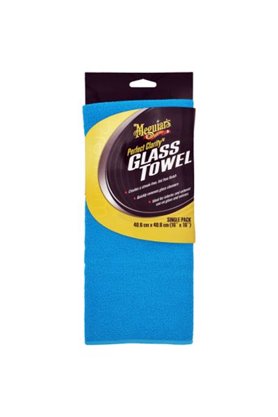 Meguiars Microfiber glass towel, Meguiar's Perfect Clarity Glass Towel