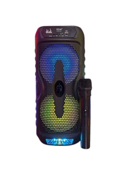 nextbuy Büyük Boy Party Box Bluetooth Hoparlör Taşınabilir Şarjlı Kablosuz Karaoke Mikrofonlu Ses Sistemi