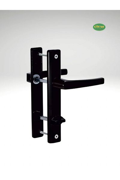 ÇİTAŞ Aluminum Metal Pipapen Pvc Bathroom Wc Handle - Black Color Metal Pvc Bathroom Wc Door Handle