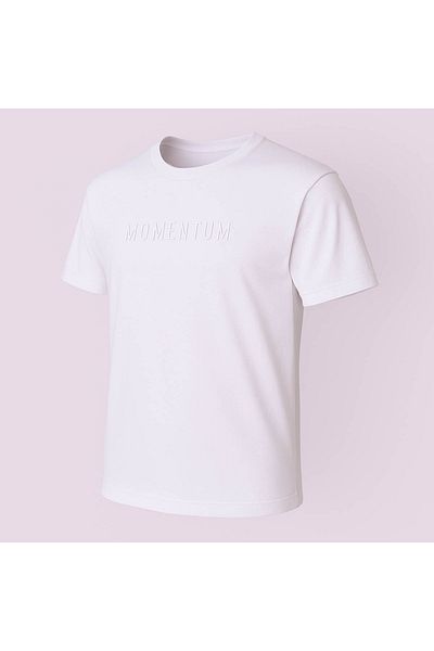 trender Momentum Print White Men's T-Shirt
