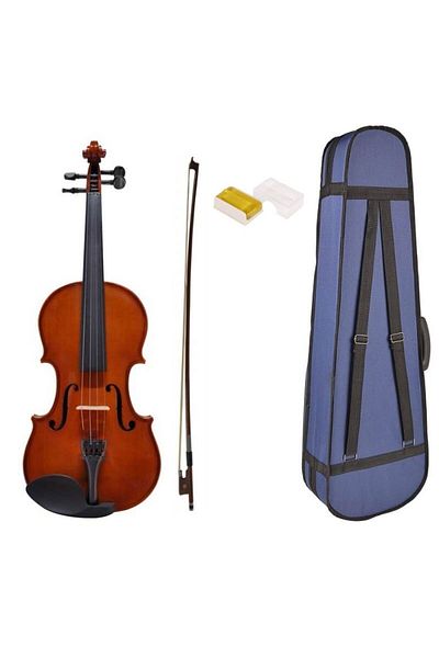 LEONARDO 034 Beginner violin set 3/4 bow, case, saccule, chin rest, ready pre-tuned