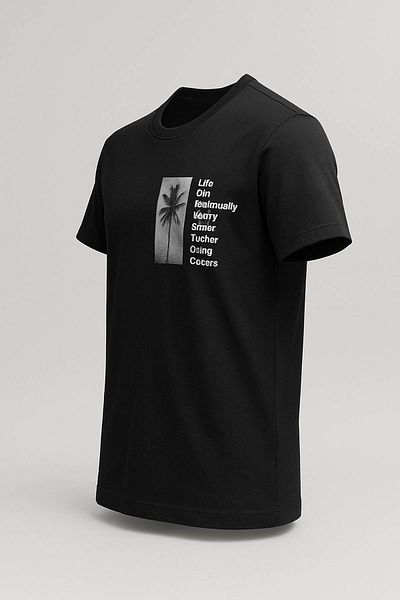 trender Life Will Print Black Men's T-Shirt