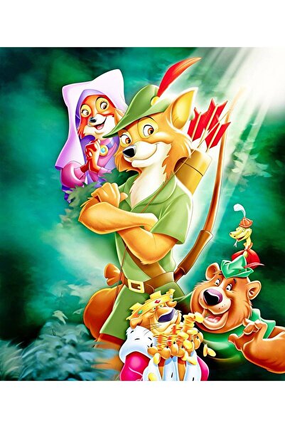 media Fototapet de perete autoadeziv si lavabil Robin Hood, 135 x 225 cm