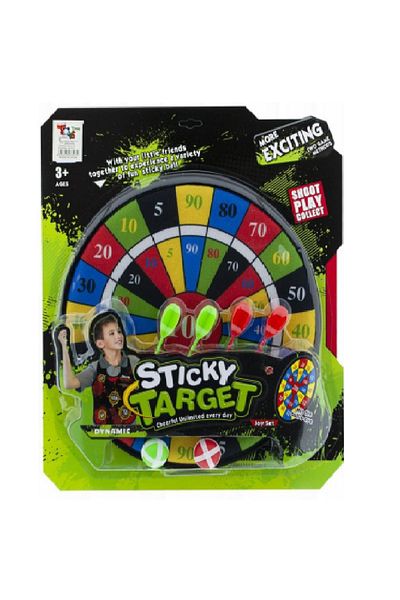 rexa Sticky Target Game for Kids – Safe Dartboard Play Set with Velcro Balls – Fun Indoor & Outdoor Game