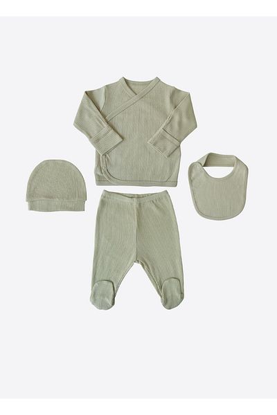 kitikate Organic Nova 4-Piece Hospital Discharge Set Green