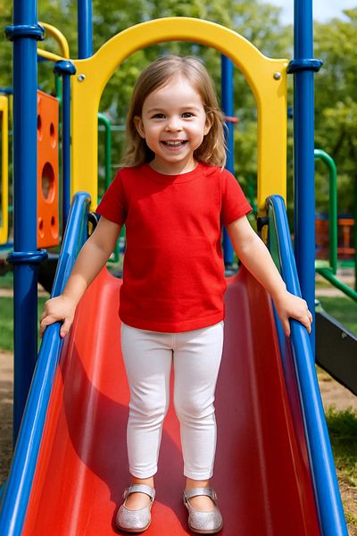 HÇM Baby Girl Leggings Solid Color Lycra Fabric Stretchy