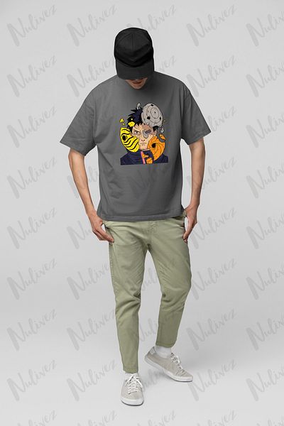 Nulivez Naruto Design Printed High Quality Compact Unisex Oversize T-Shirt