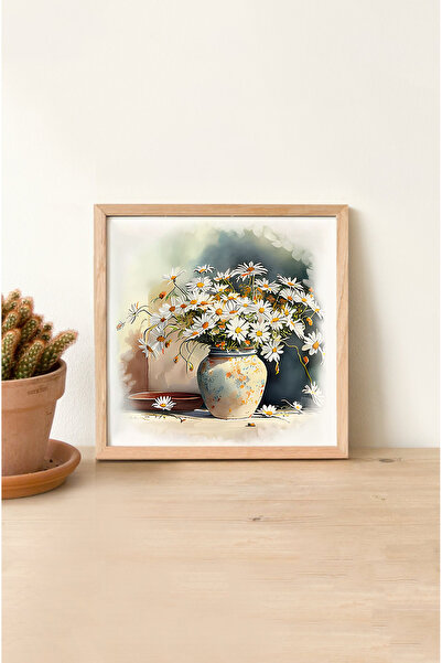 kutuTR Ahşap Çerçeveli Mdf Kare Tek Tablo (KENDİ TABLO SETİNİZİ OLUŞTURACAĞIN...