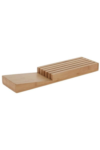 Excellent Houseware Rodez drawer knife holder, bamboo, 39 x 11 x 3.4 cm
