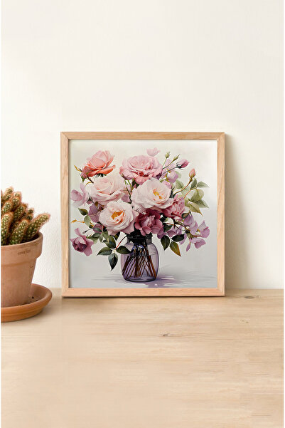 kutuTR Ahşap Çerçeveli Mdf Kare Tek Tablo (KENDİ TABLO SETİNİZİ OLUŞTURACAĞIN...