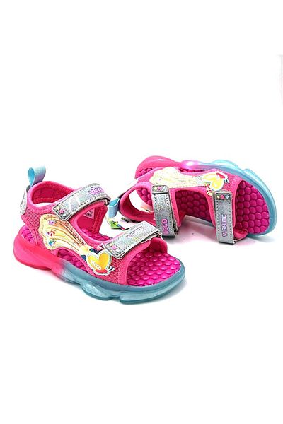 Vicco Can Lighted 332.P25Y.254 Girl's Sandals Fuchsia