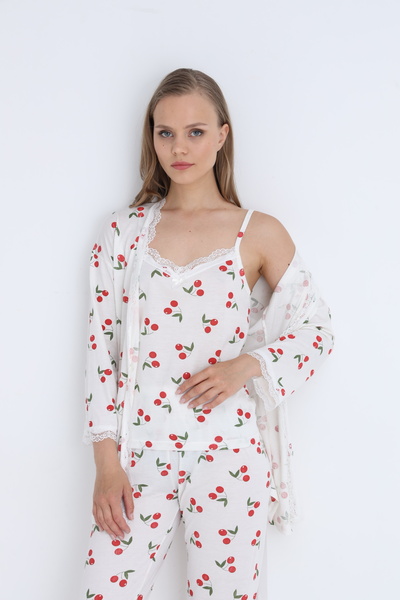 STELLAPİNK Γυναικείο Σετ Πιτζάμες Μπαμπού