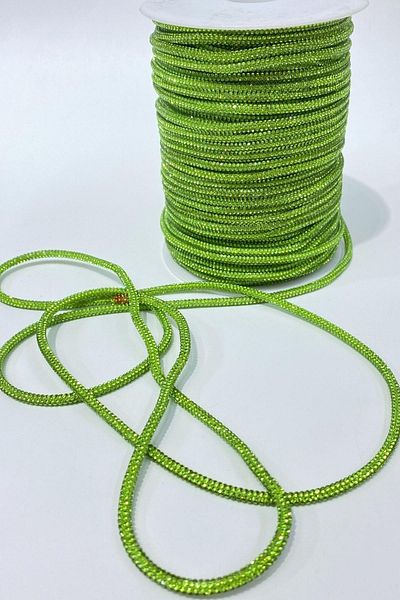 Limelia Lightgreen Full Tight Stone Pipe Ribbon Cord