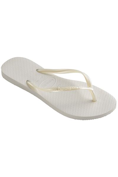 Havaianas Γυναικείες λευκές παντόφλες Brasil 4000030-0001