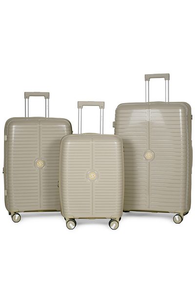 Shihon Shehyoun 3-Piece Anti-Shatter Luggage Set