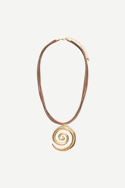 Bershka Spiral necklace