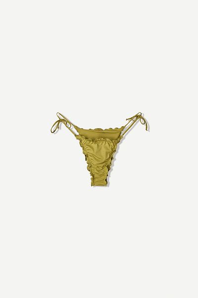Bershka Curly bikini bottoms
